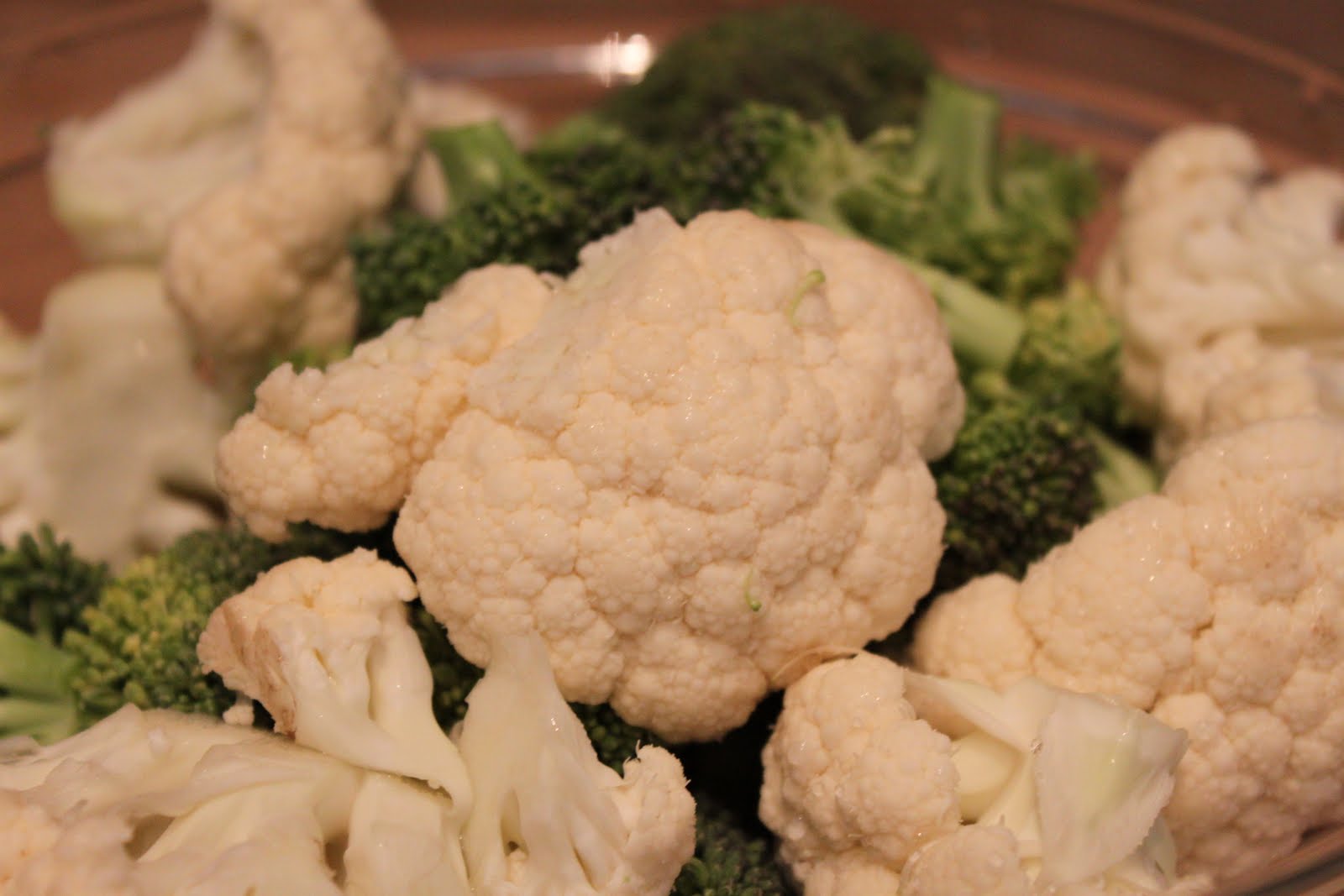 Coles Cafe Baked Broccoli and Cauliflower