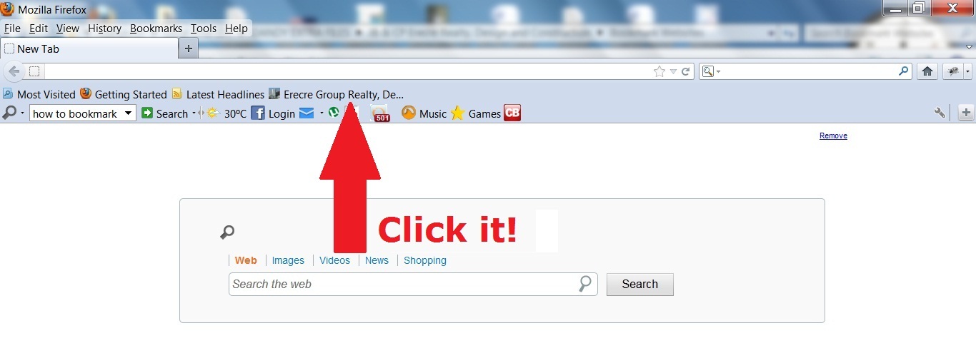 Chrome Bookmarks Bar