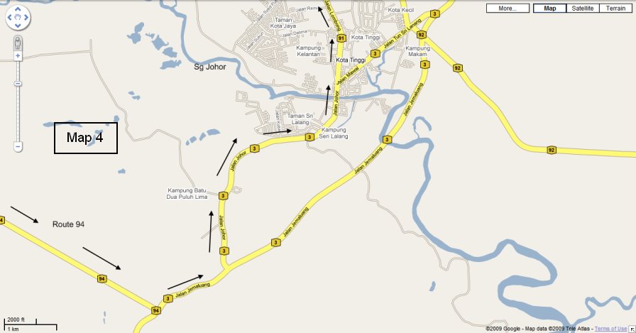 kota tinggi map