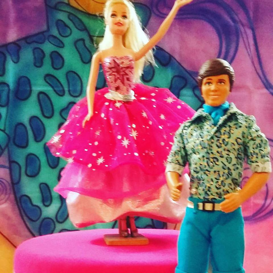 bolo da barbie e do ken