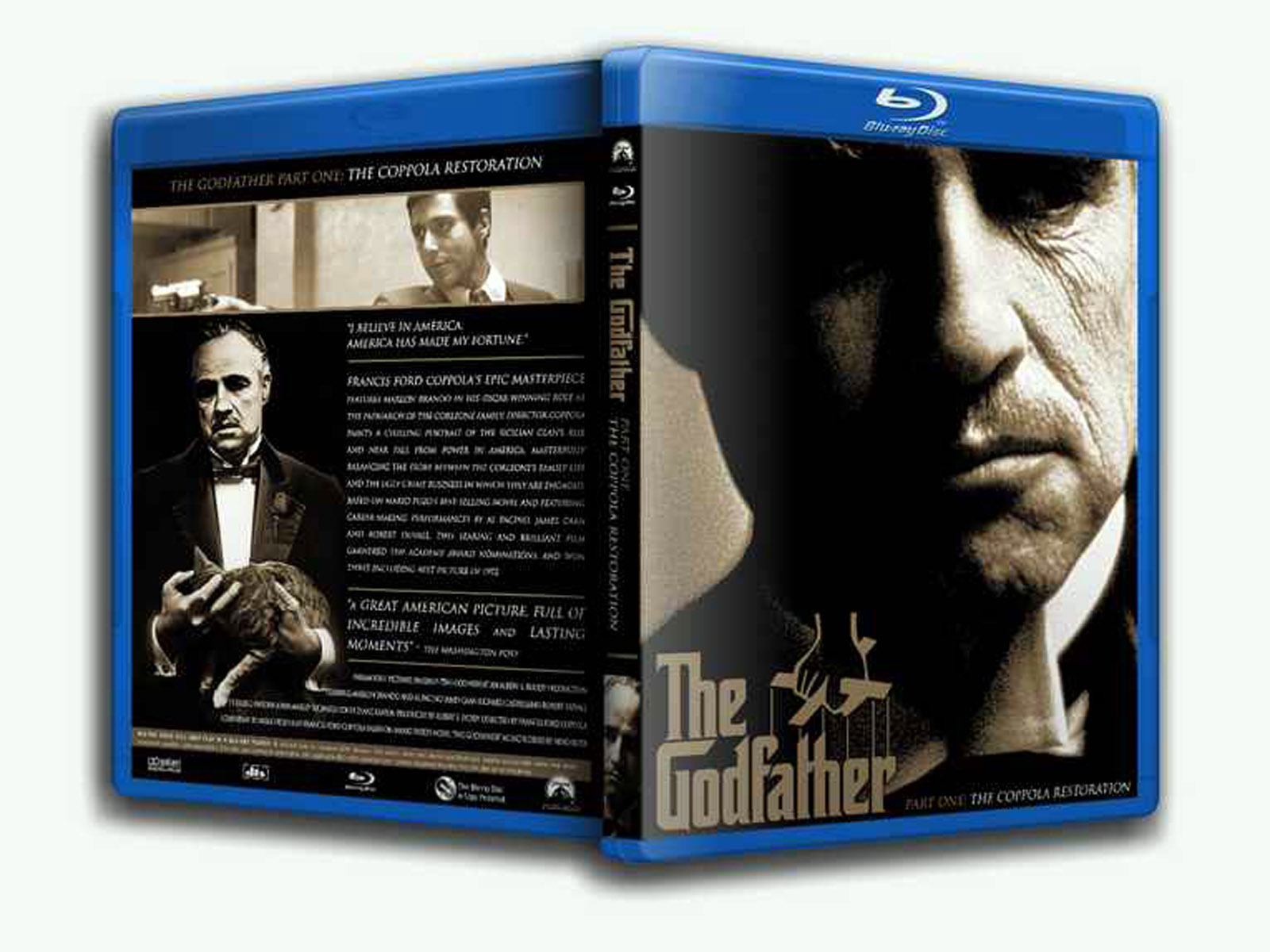 The Godfather1 Blu-ray DVD Case Box The Godfather1 Blu-ray DVD Case Box