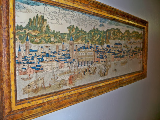 Framed Art - Decorating from Yard Sale Finds @ Let's Drink Coffee, Darling
