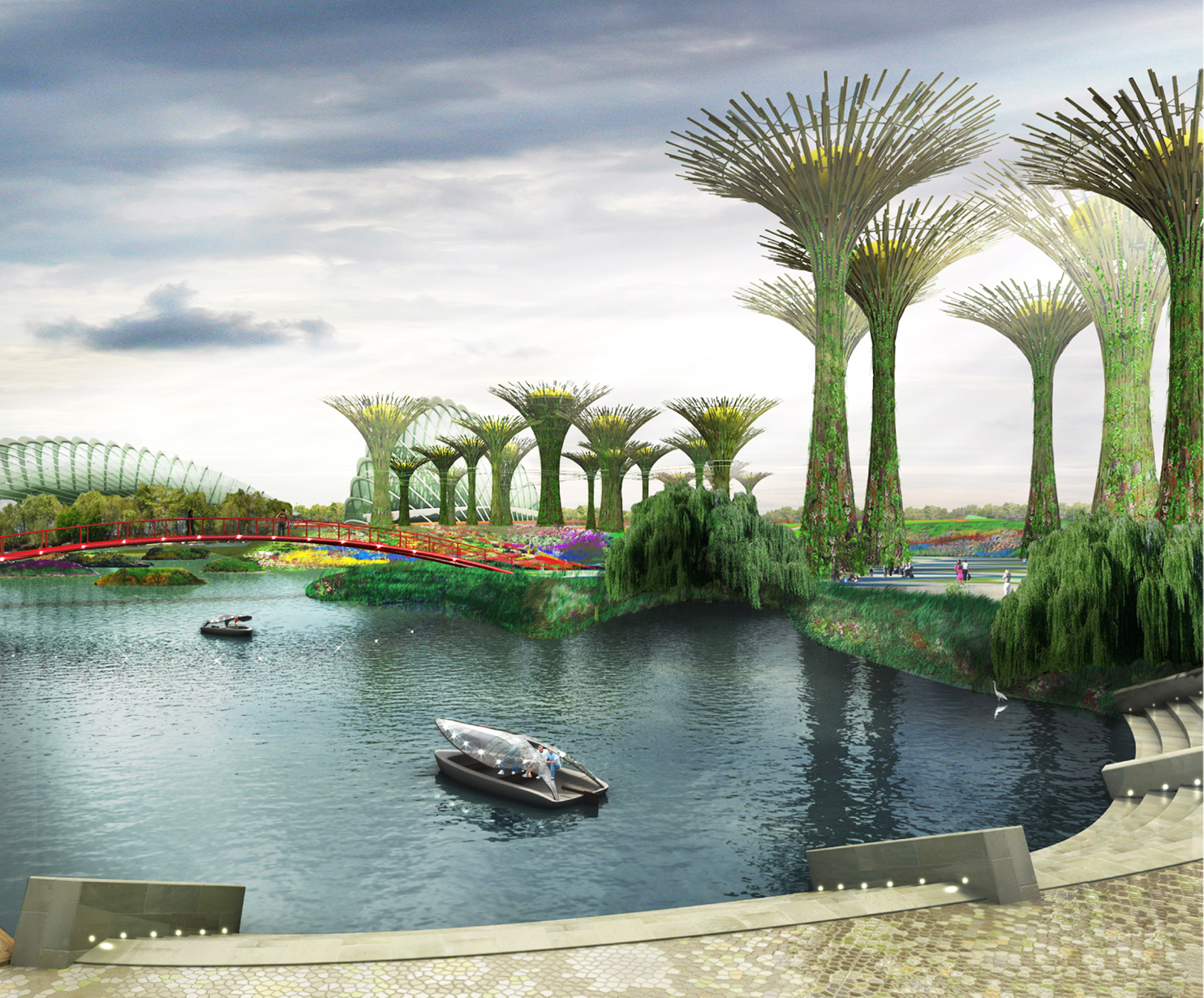 Water Sensitive Landscape and Drainage Design, Gardens By the BayI