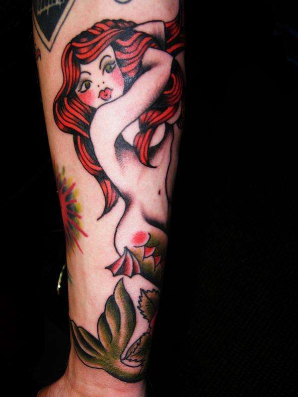 Mermaid Arm Tattoo