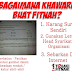 KHAWARIJ KANTOI TABUR FITNAH DI BULAN RAMADHAN