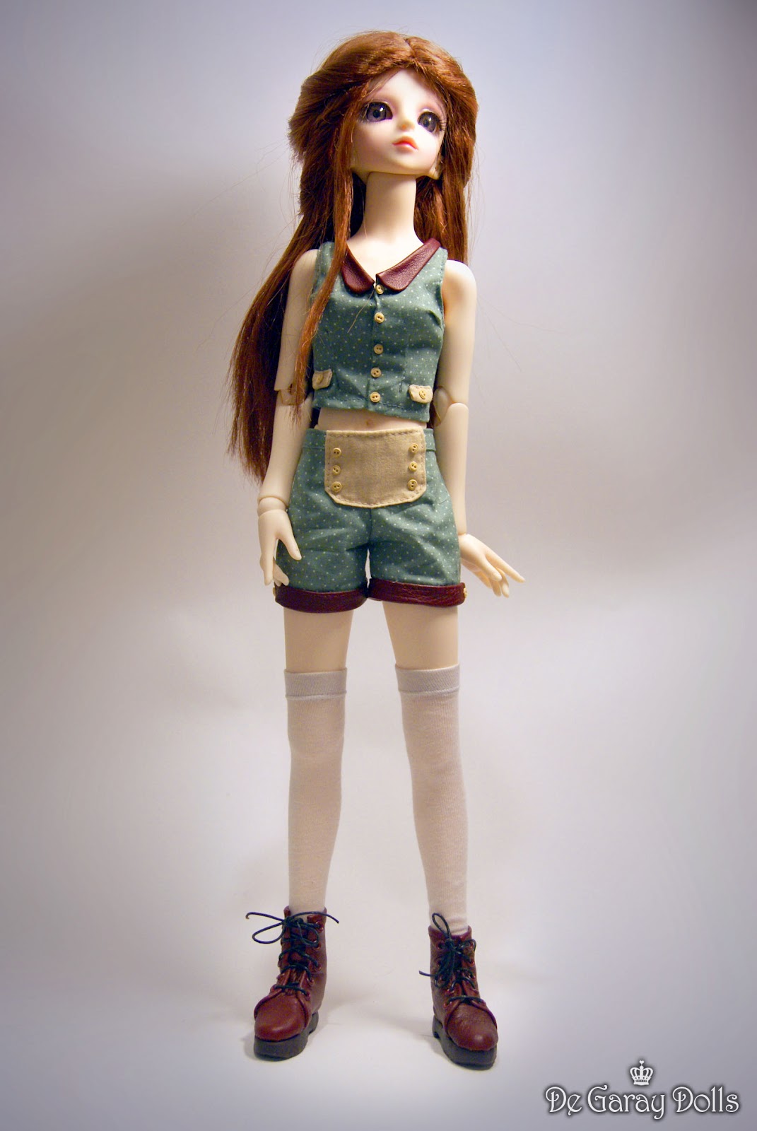 Handmade BJD Boots & matching outfit!
