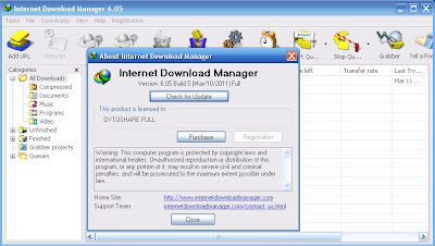 Internet Download Manager IDM 6.05 Build 7 Full Version inc patch