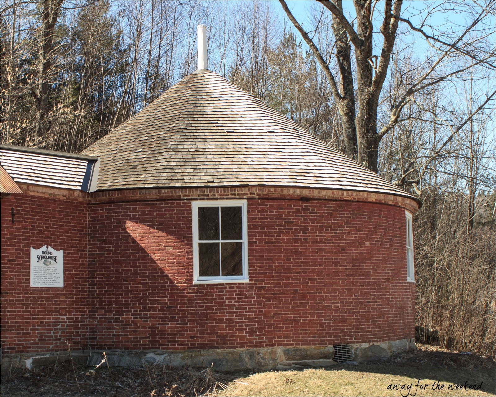 Yep a round oneroom schoolhouse.