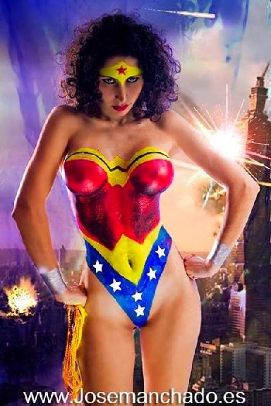 Wonder Woman Body Paint by Morganita86 on deviantART
