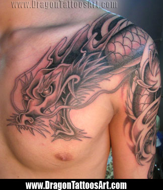 dragon tattoos men arm dragon images Maori arm tattoos ideas