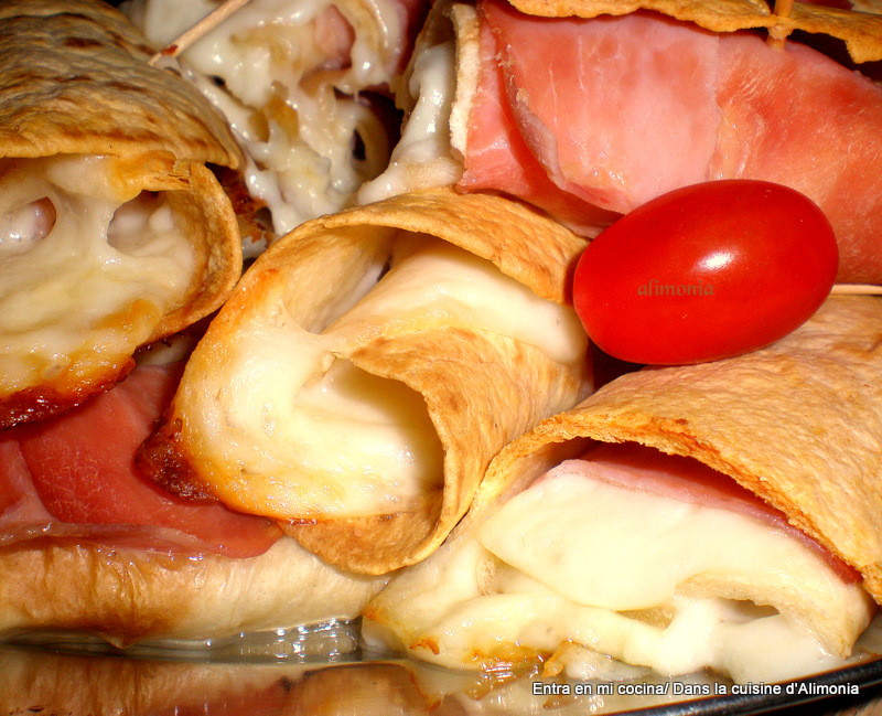 Entra en mi Cocina Tortillas de maiz jamon y queso/ crepes de mais jambon et fromage