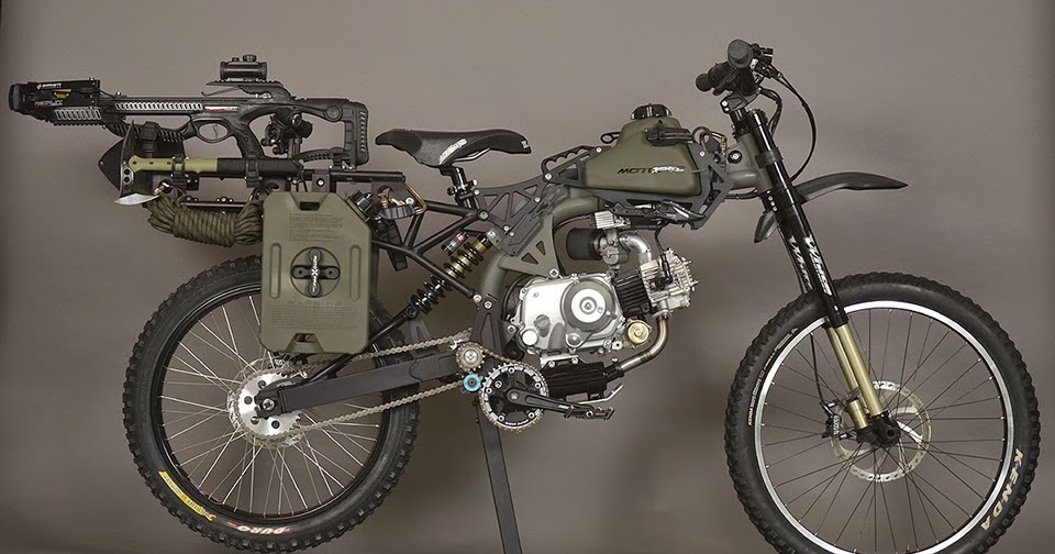 Super Bike Dreamers Motoped motorized survival bike will get you there and back