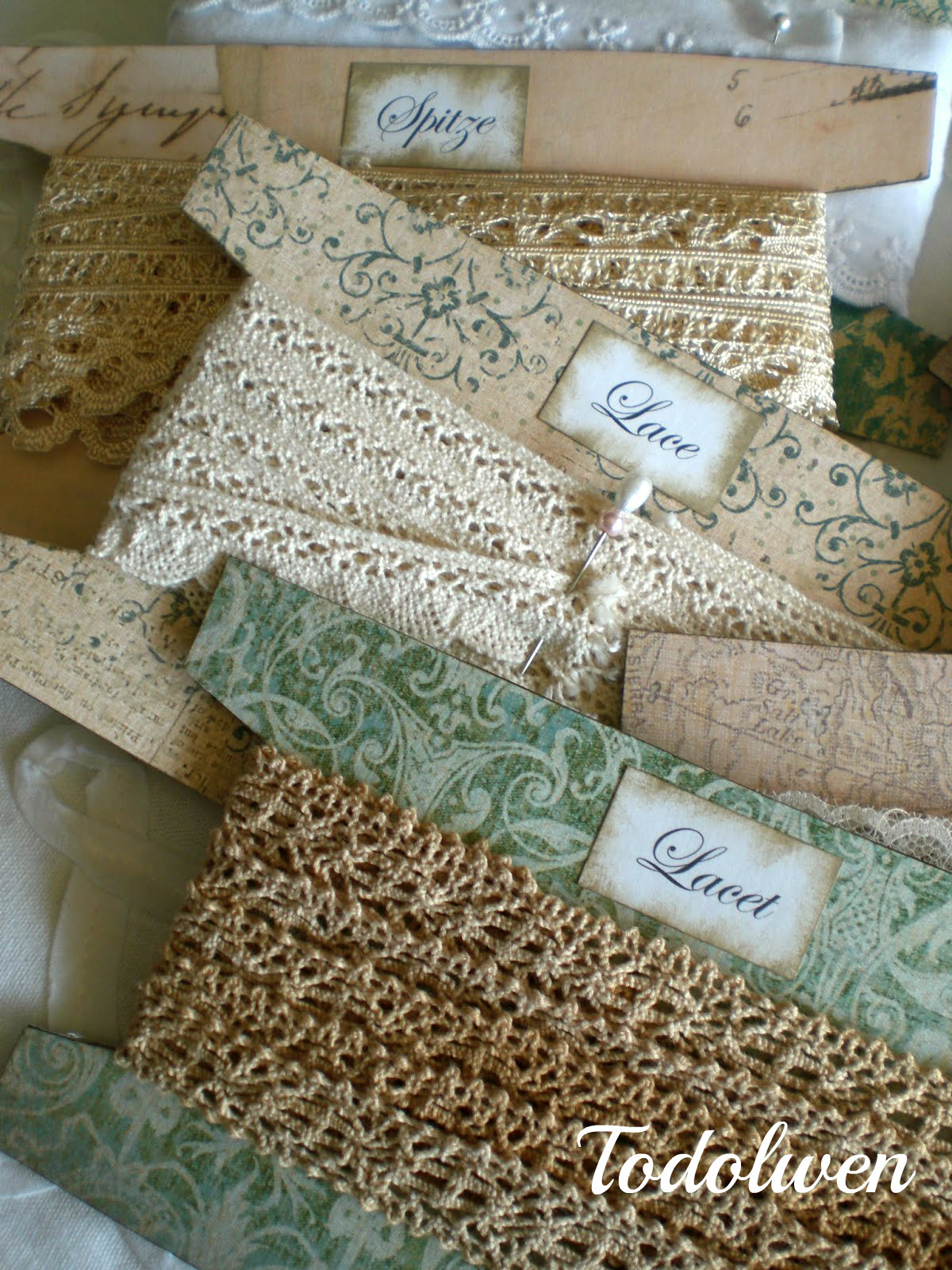 Todolwen A New Tutorial Lace Cards