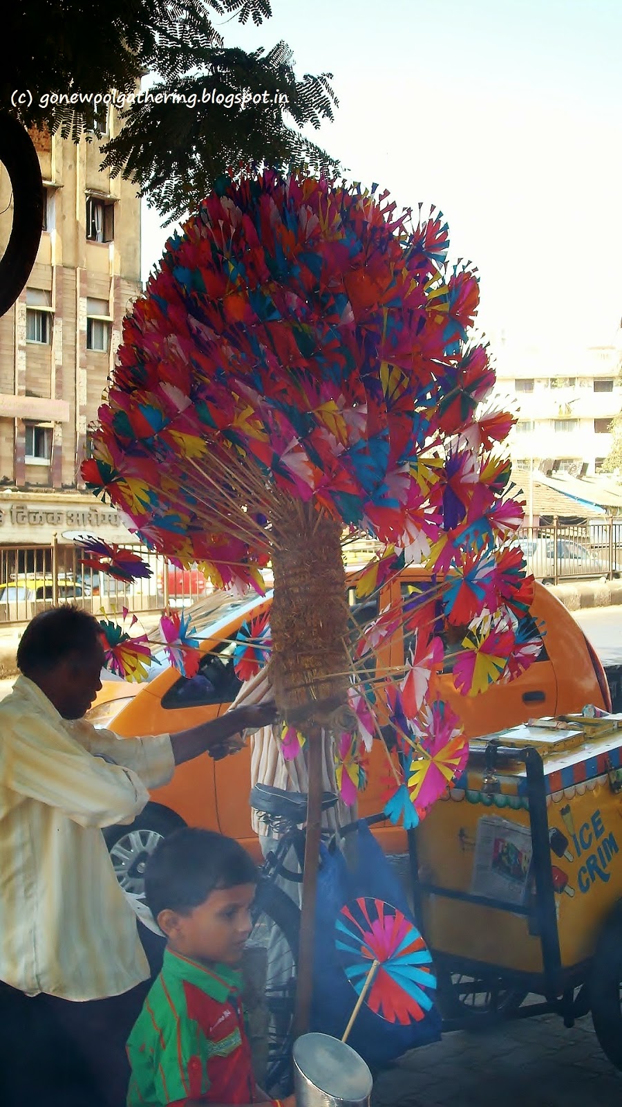 pinwheels streets of india gonewoolgathering.blogspot.in