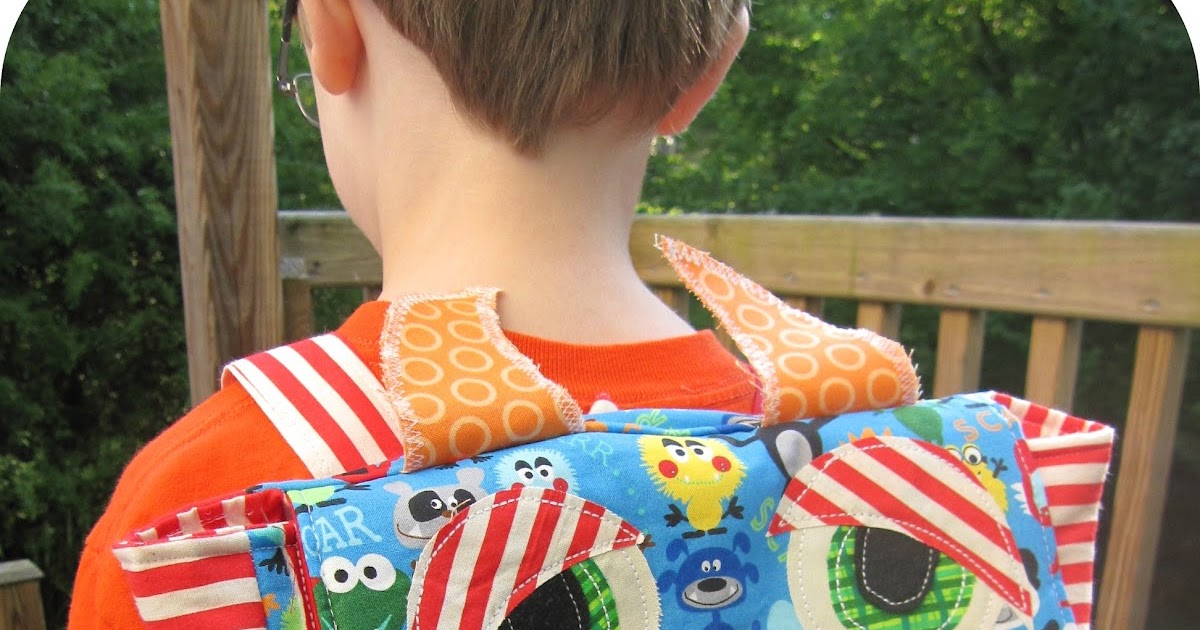 Hopeful Threads Pattern Review Monster Backpack from Muddy Max