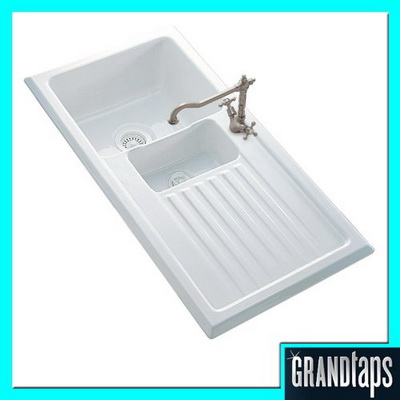 Reginox Sinks - Reginox Ceramic Inset Kitchen Sink 1.5 Bowl With ...