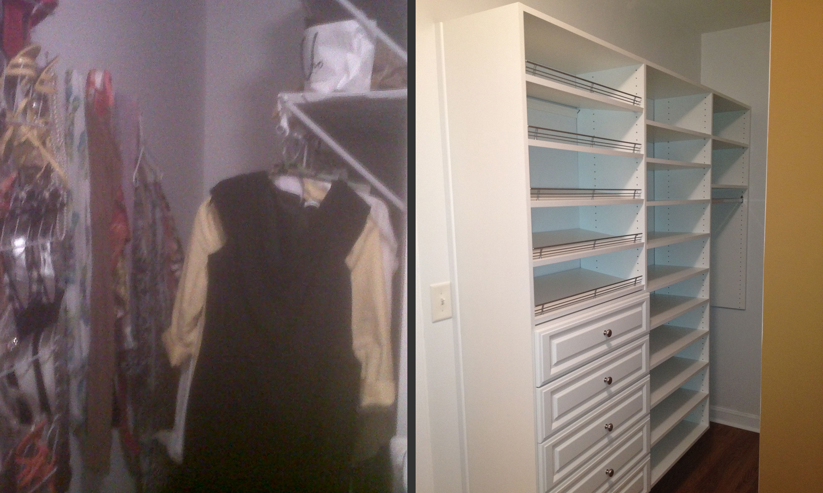 Odd Shaped Closet Aren't Most of Them? Making Life Easier