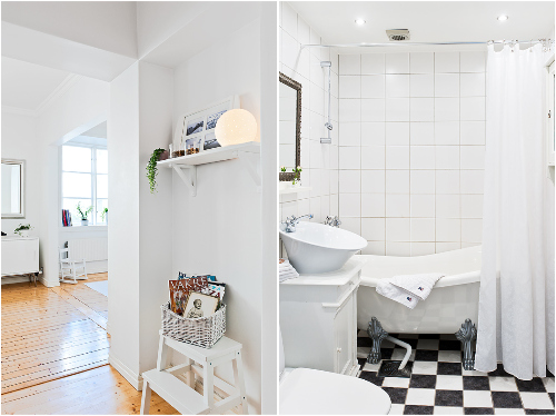 Decoración nórdica romántica