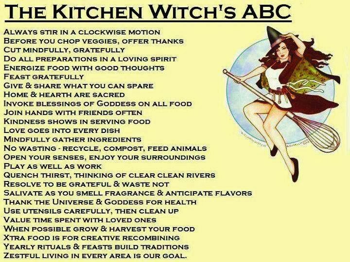 Crone Cronicles The kitchen witches ABC's