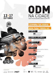 Plataforma ODM Coimbra Cartaz Coimbra Solidária ODM para todos/as