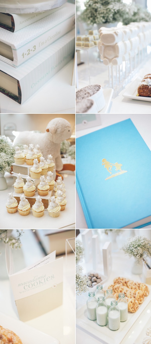 Fawn Over Baby Elegant White Baby Shower