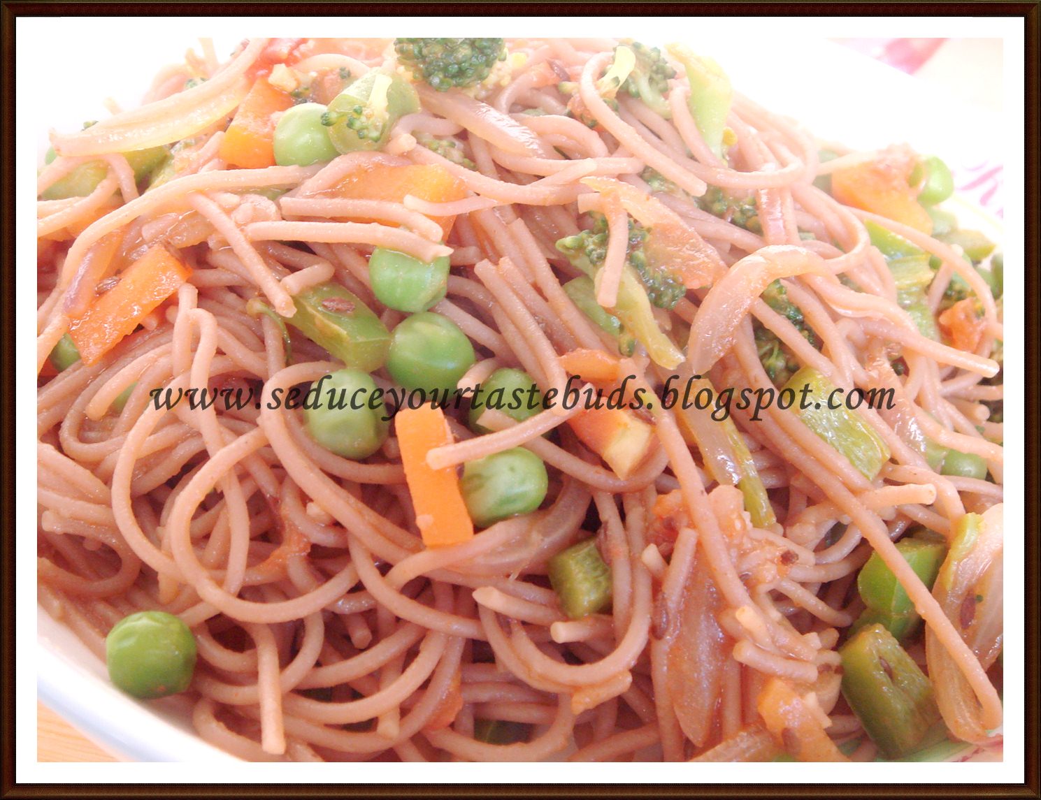 Buckwheat Noodles With Veggies A colourful way to health Seduce