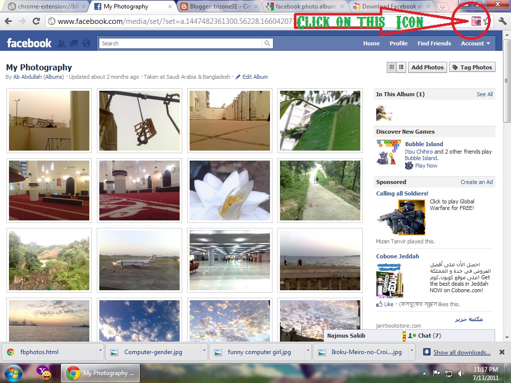 Facebook Photo Album Downloader trizone91