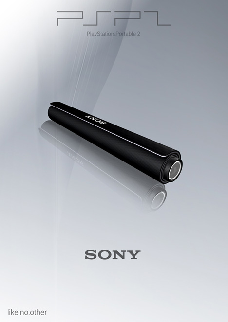 Sony PSP 2 Design with Flexsibel OLED Display Sony PSP 2 Design with Flexsibel OLED Display