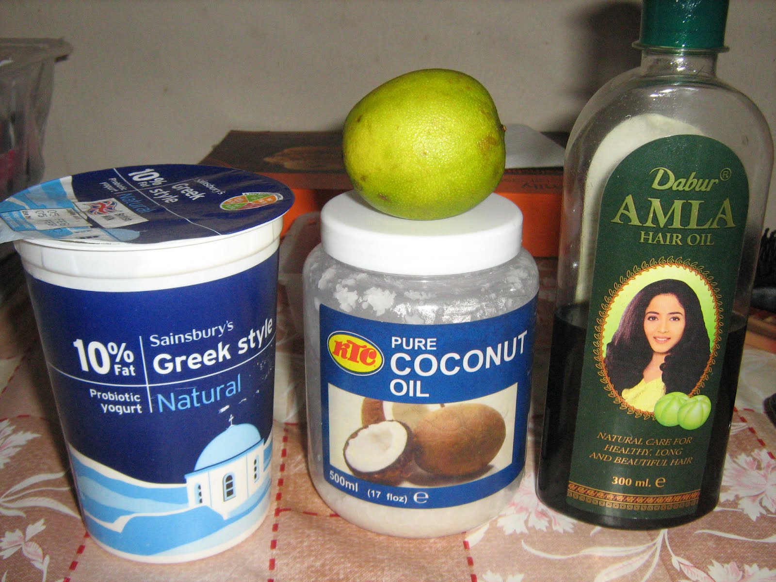 MINASEK DEEP CONDITIONER COCONUT OIL, ALMA OIL, GREEK YOGURT AND LIME JUICE