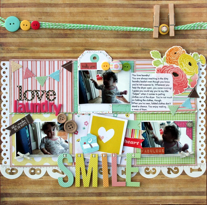 Christina Collins: Love Laundry Layout