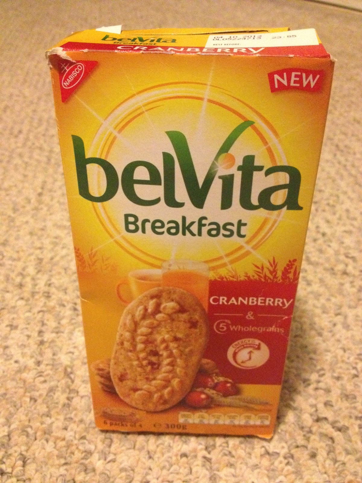 Sunny Side Up Kraft Belvita Breakfast Biscuits cranberry review