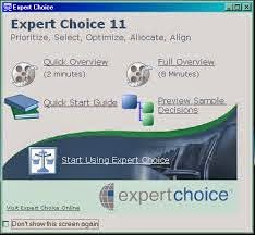 tutorial expert choice 11