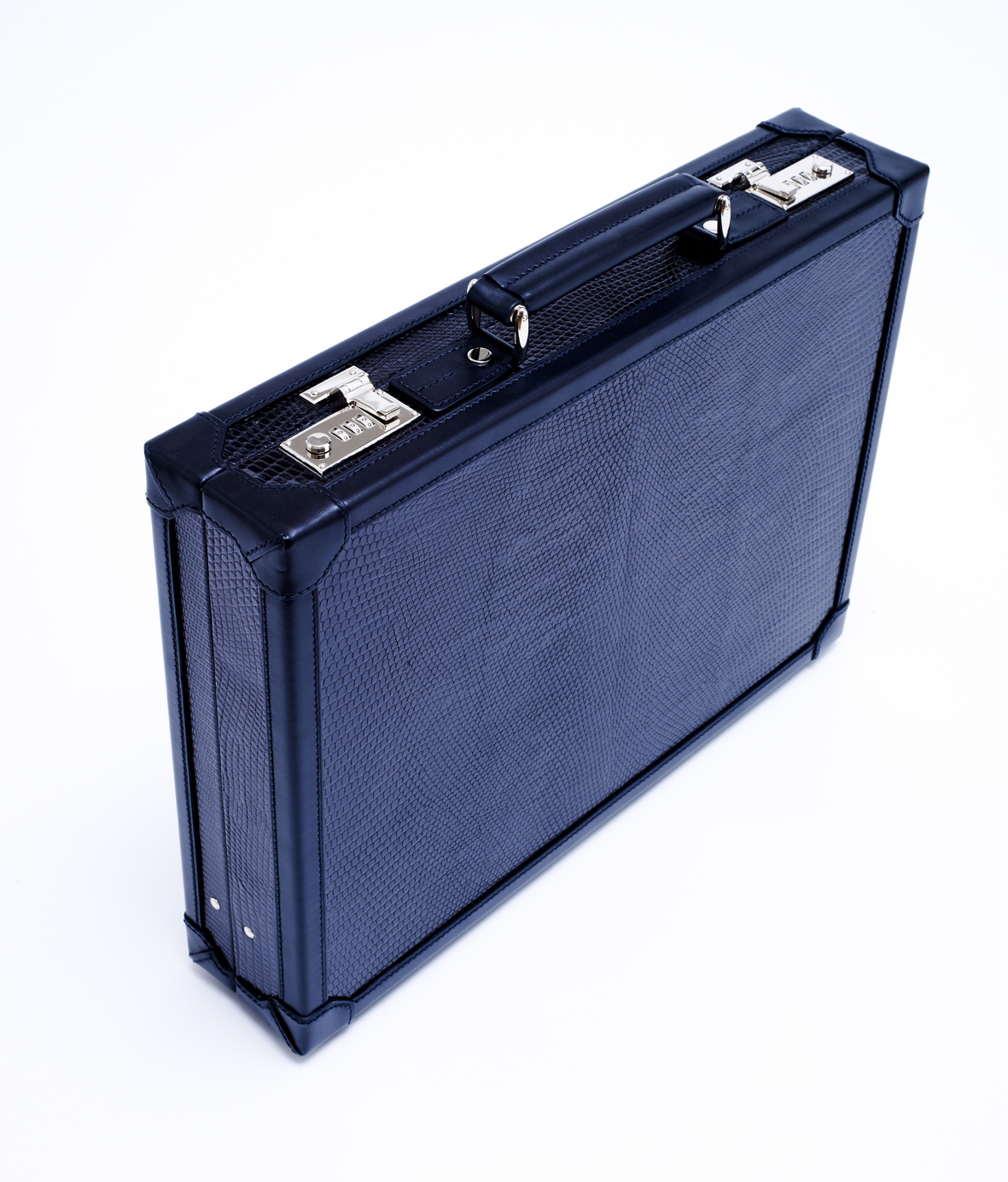 Disappear Here Tumi Exotic Leather Attache Cases In Ostrich, Alligator And Lizard.