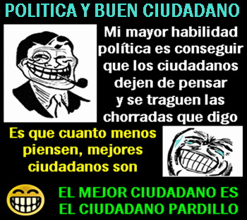 meme politica ciudadano pardillo zoquete