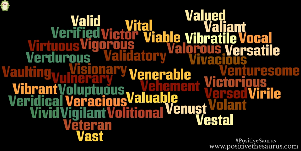 Adjective Words That Start With The Letter V Adjective Words That Start With The Letter V