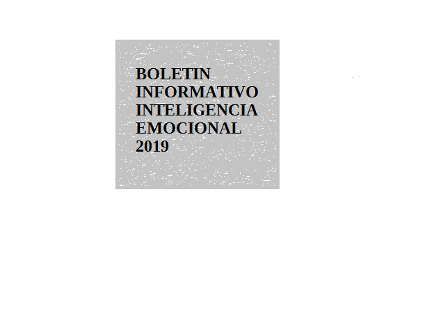 BOLETIN INTELIGENCIA EMOCIONAL 2019