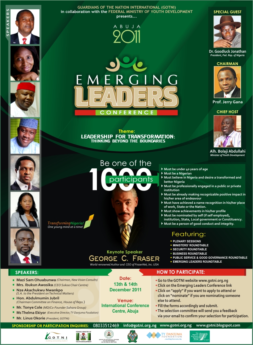Guardians Of The Nation International The Emerging Leaders Conference