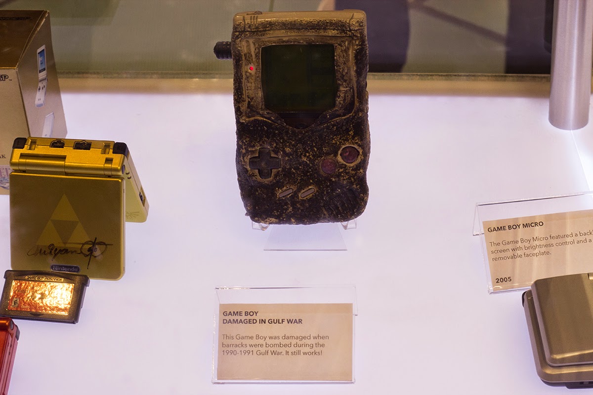 gameboy that was bombed in a war and still works gameboy damaged in gulf war