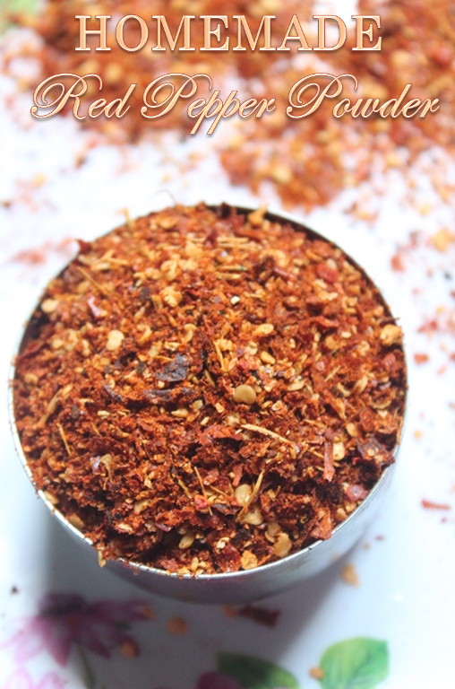 Homemade Red Pepper Powder Recipe Roasted Red Chilli Powder Recipe