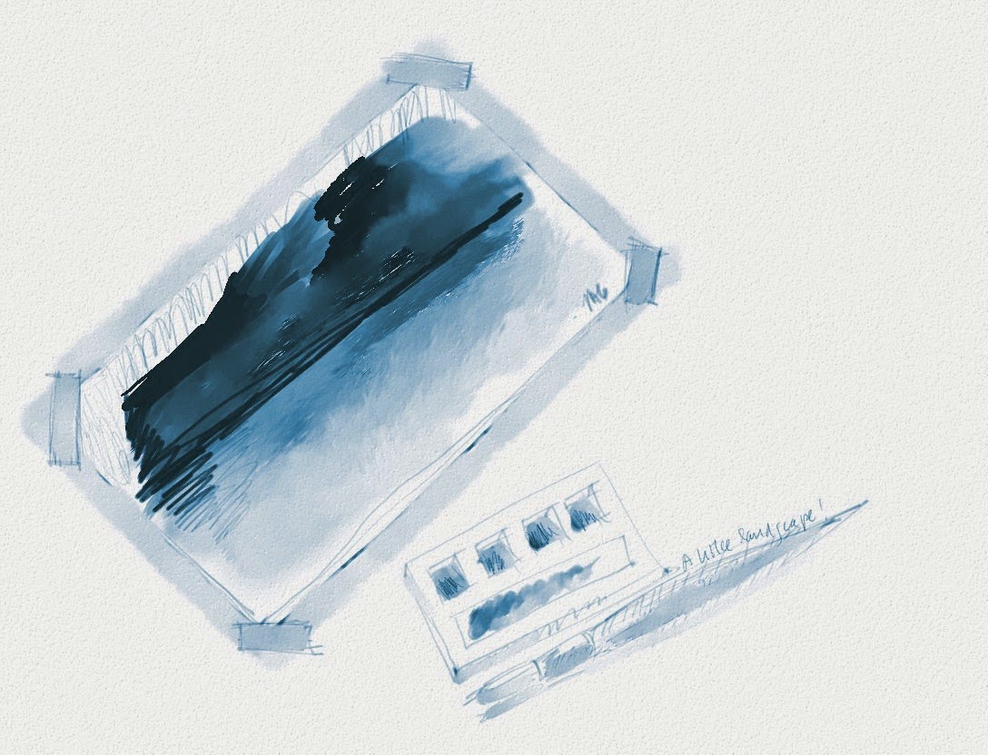 Exemplo de pintura úmida realizada no MyPaint com os pinceis default para este tipo de técnica. Exemplo de pintura úmida realizada no MyPaint com os pinceis default para este tipo de técnica.