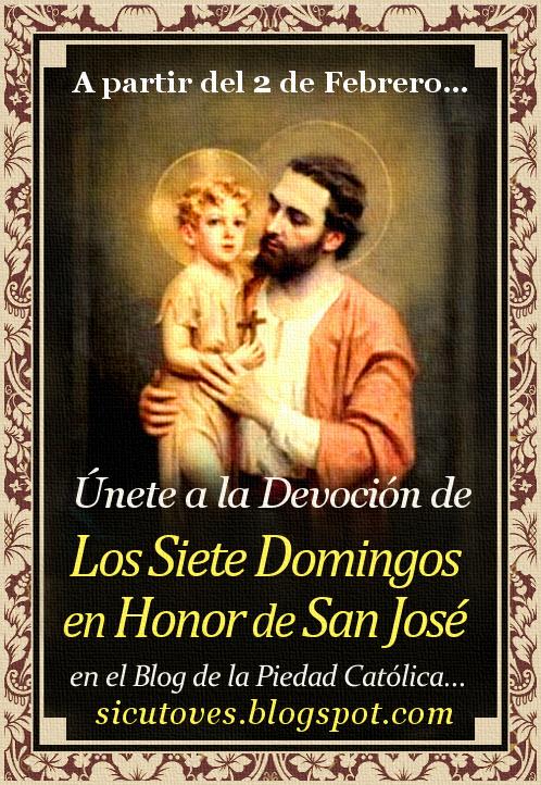 Los 7 Domingos en Honor de San José