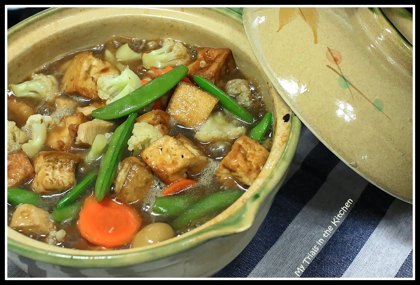 My Trials in the Kitchen Claypot Braised Tofu SundaySupper