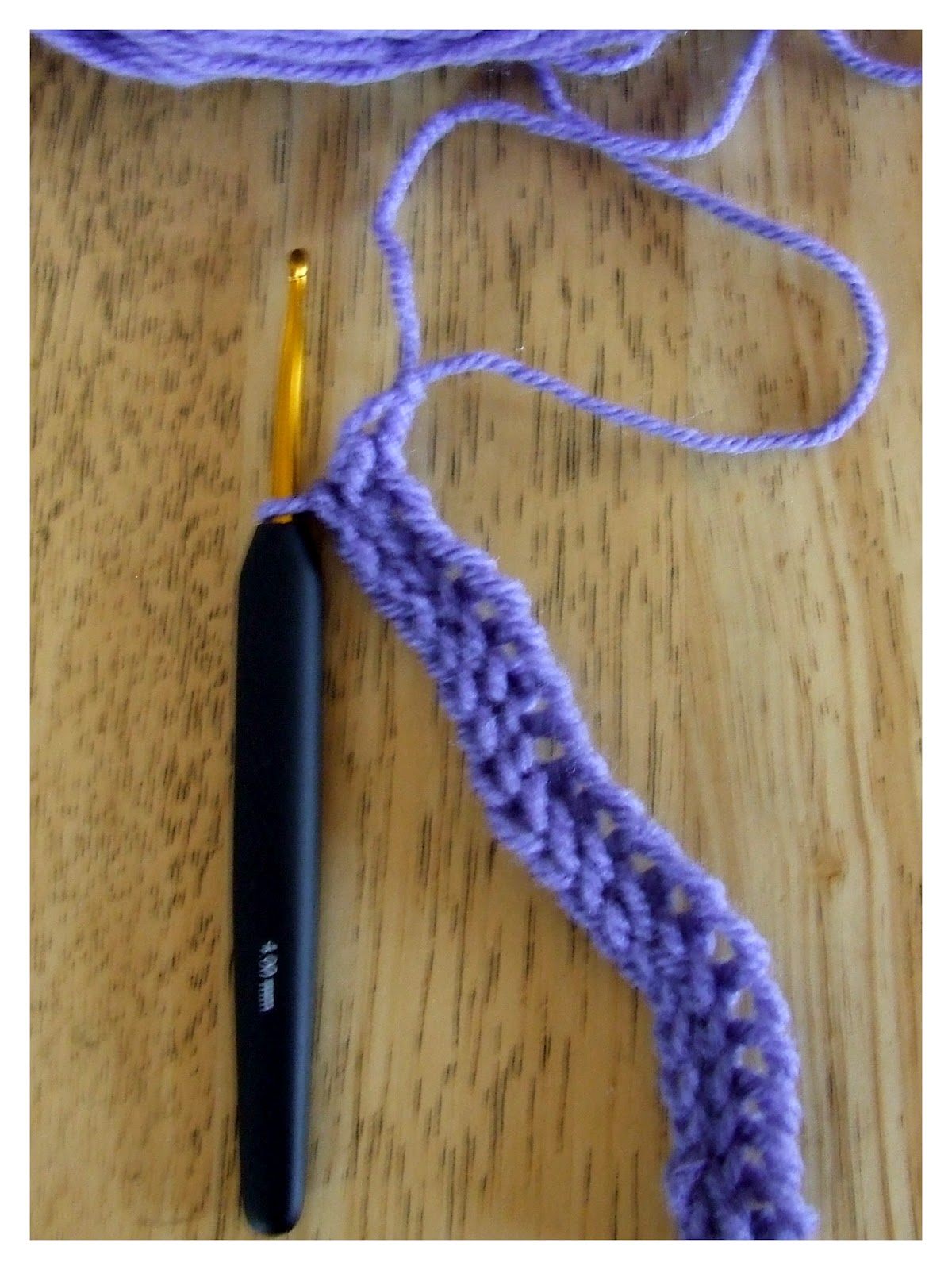 FitzBirch Crafts Left Handed Crochet Slip Stitch