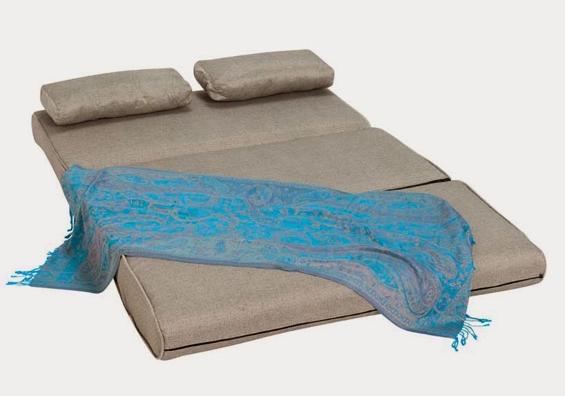 Schlafcouch / Schlafsofa / Bettsofa / Bettsofa mit Matratze: FUTON SOFA