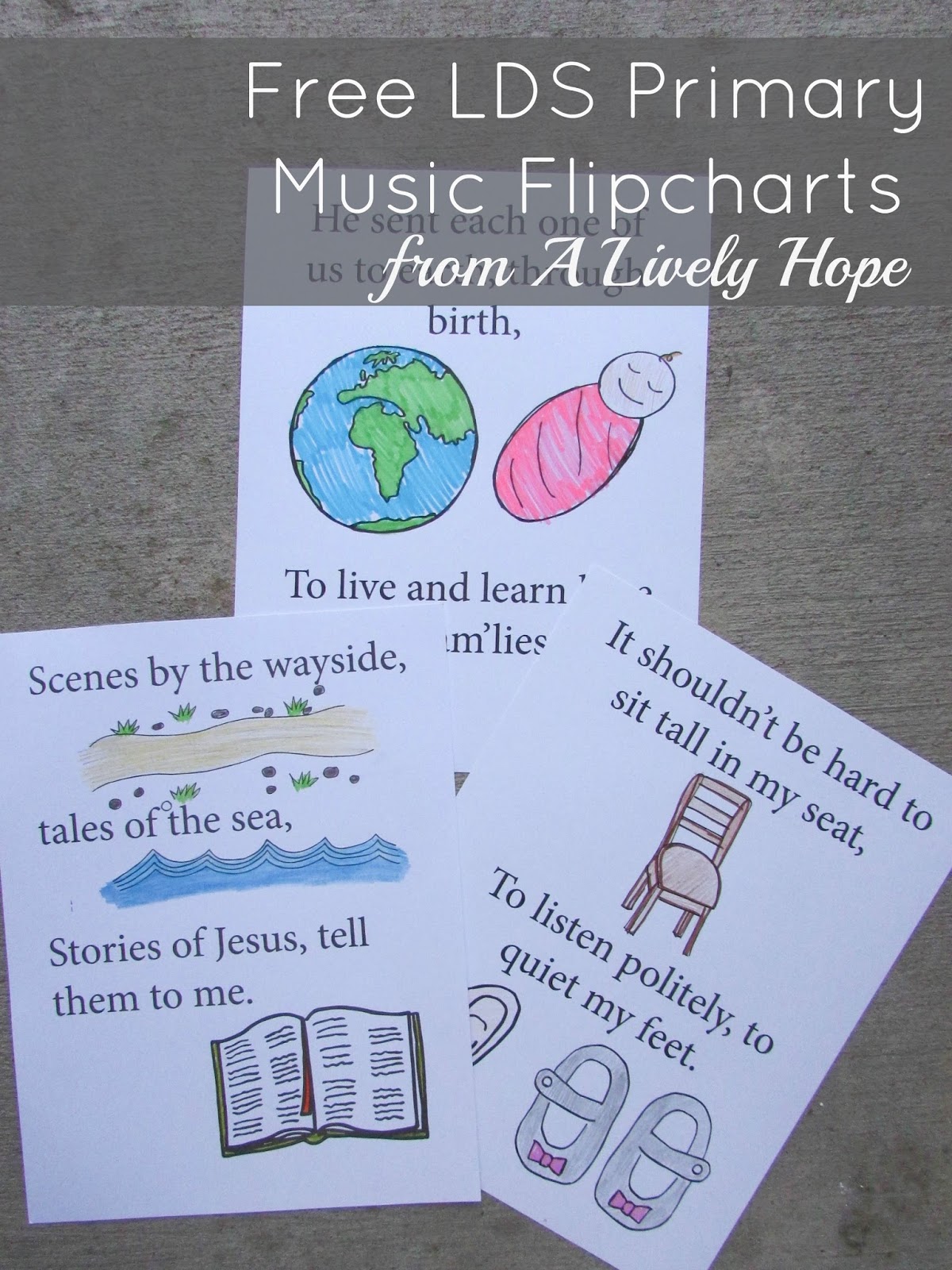 lds primary songs flipcharts singing coloring church own alivelyhope hope printables lively song flipchart lyrics them leader sing helps together