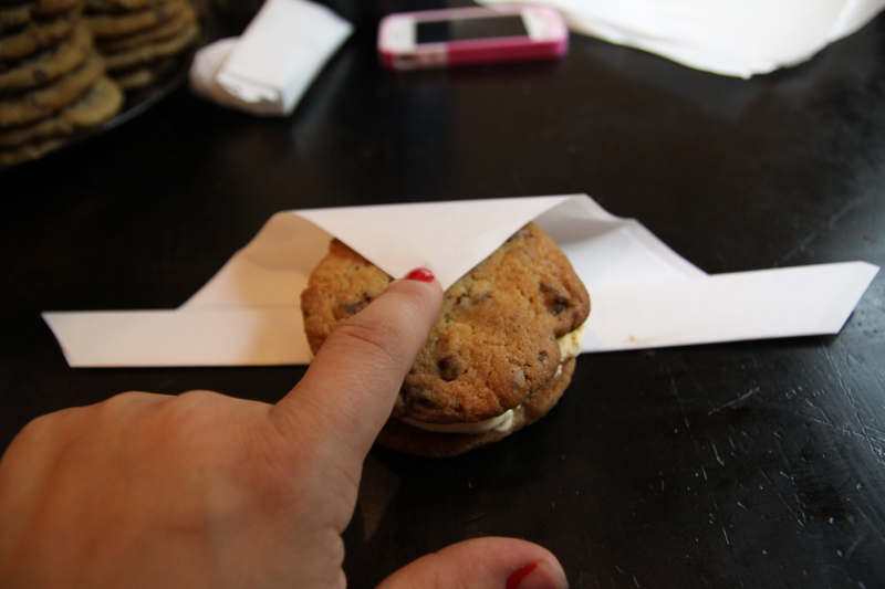A Craft a Day Wrapped ice cream sandwiches
