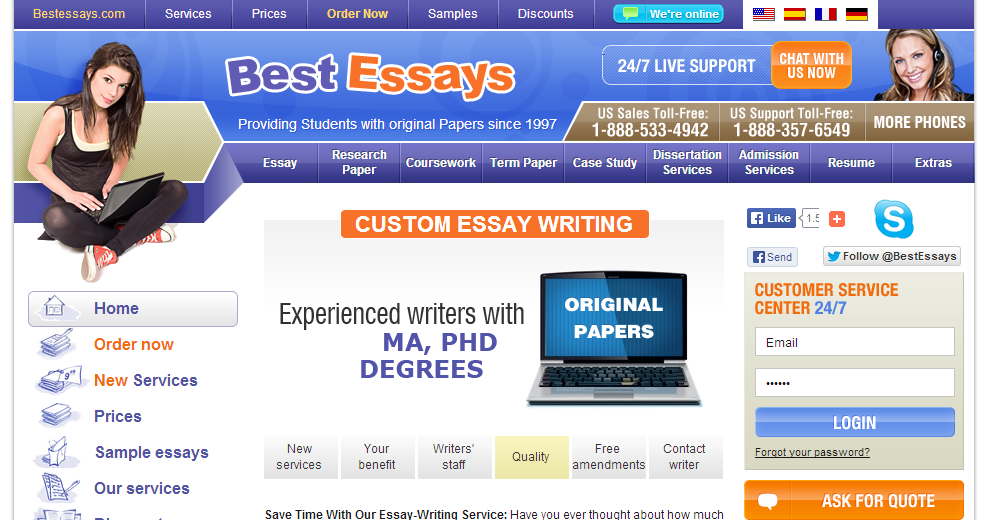Write my essay online review