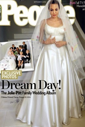 Wedding photos of Angelina Jolie and Brad Pitt 411vibes