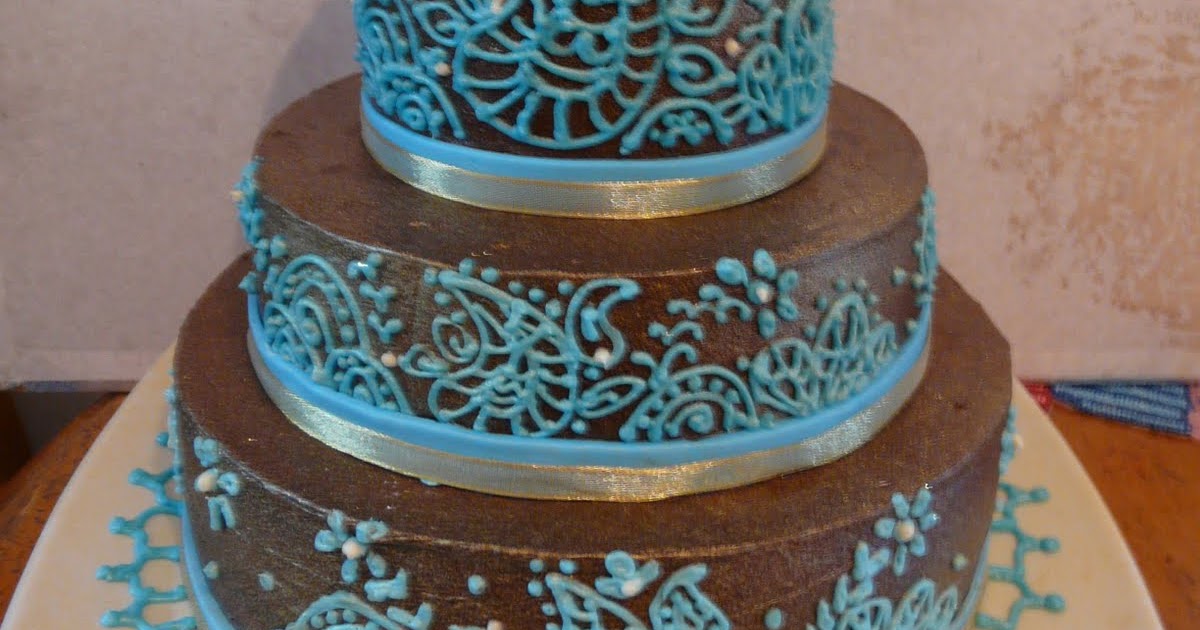 sug·ar from the heart Henna Cake Design