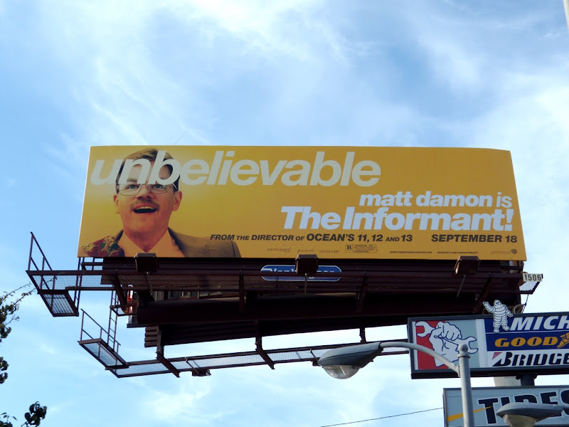 The Informant movie billboard